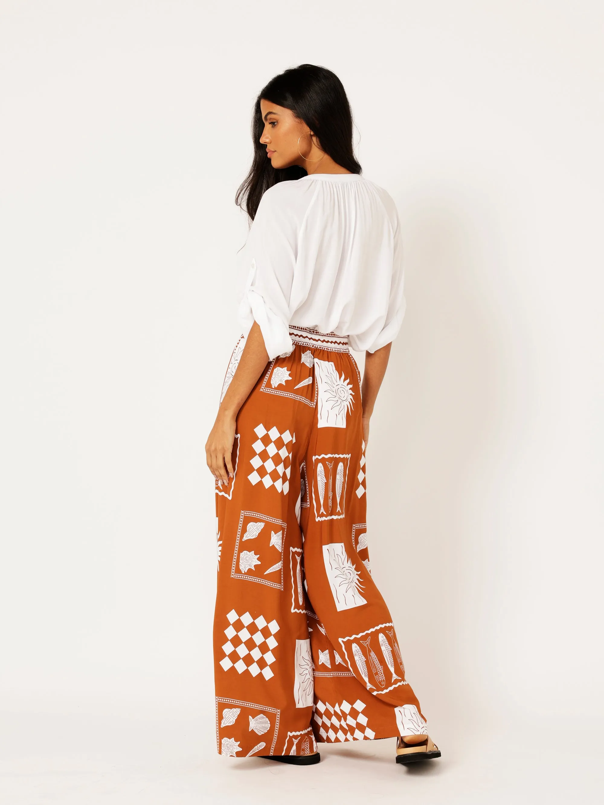 40% off Euro Cinnamon SET with (Cropped Nat top)
