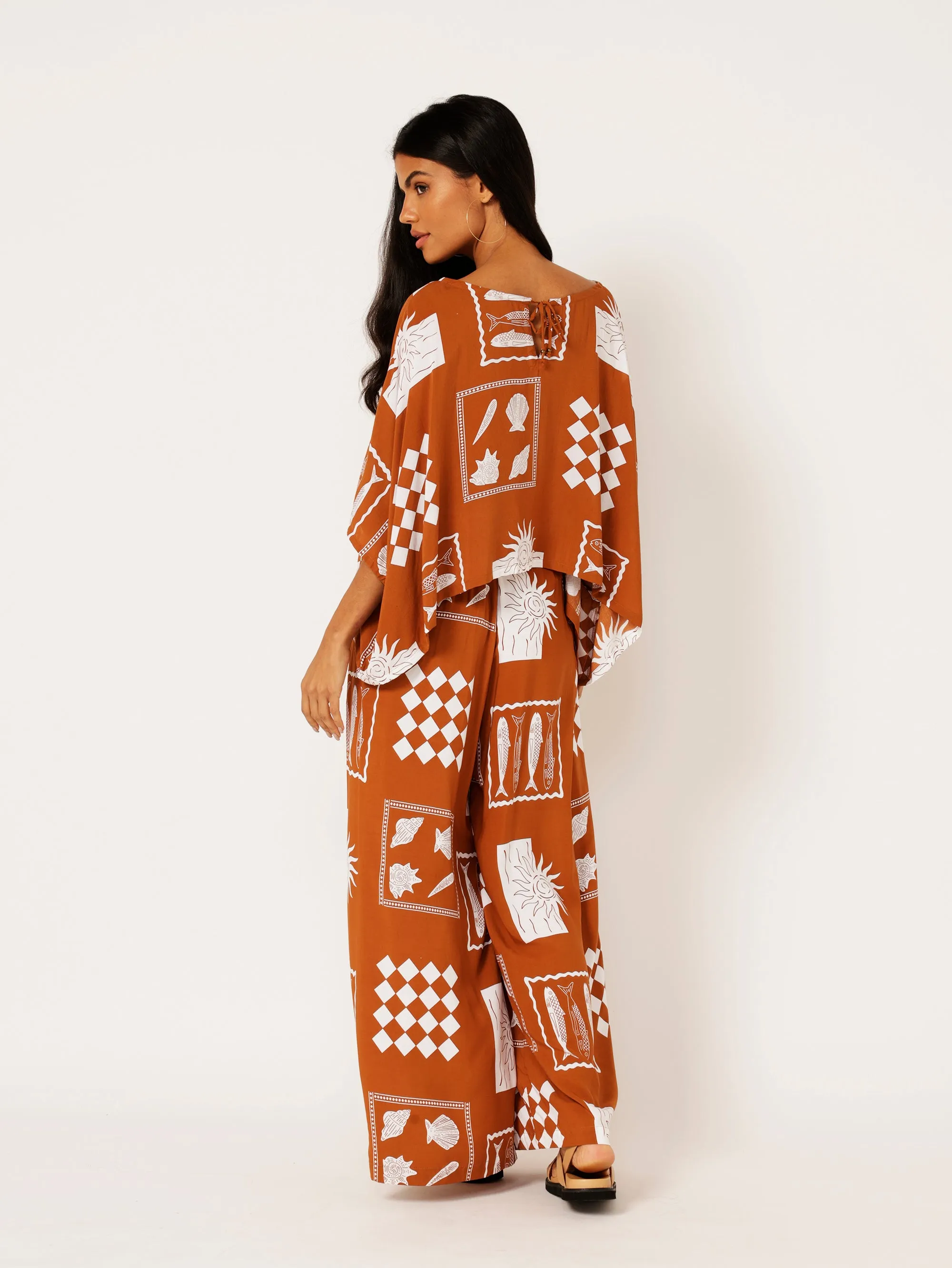 40% off Euro Cinnamon SET with (Cropped Nat top)