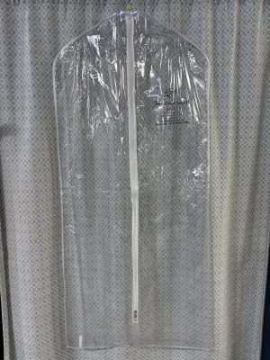 54" Clear Vinyl Garment Bag with Zipper