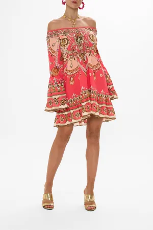 A LINE FRILL DRESS SHELL GAMES