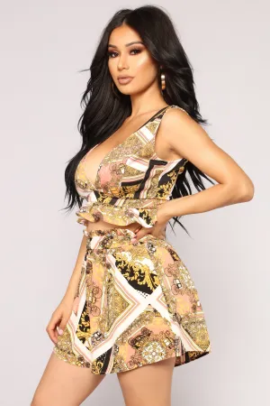Allegria Short Set - Pink Multi