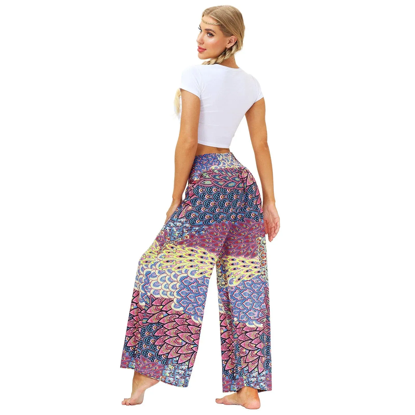 Boho Flare Pants Palazzo