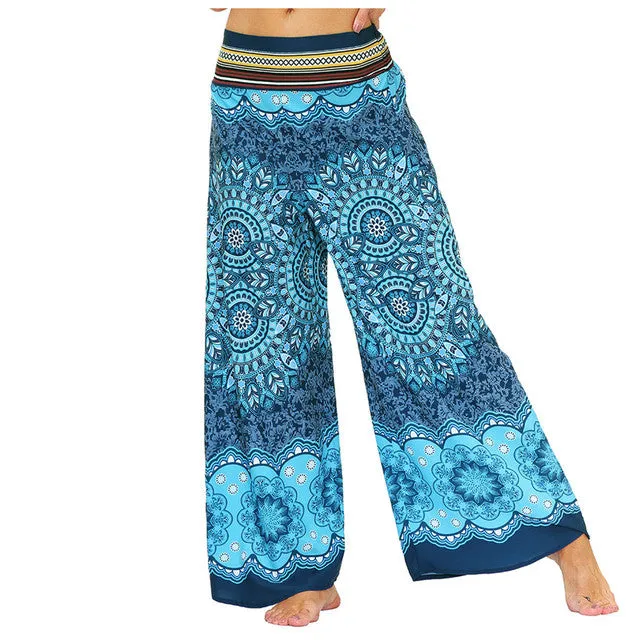 Boho Flare Pants Palazzo