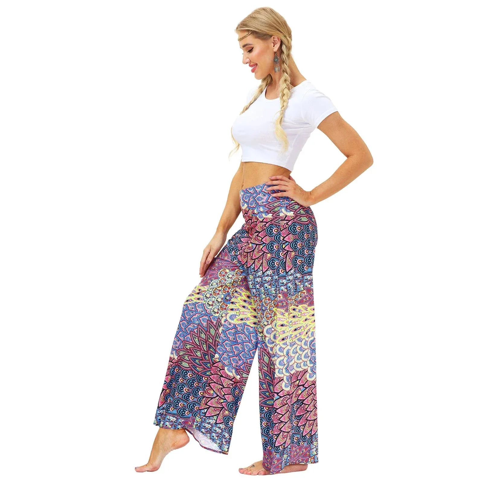 Boho Flare Pants Palazzo