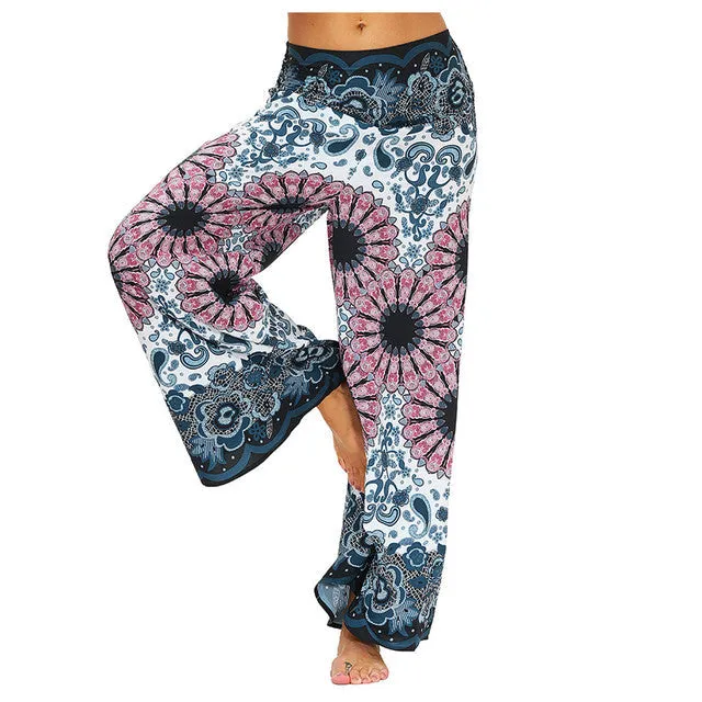 Boho Flare Pants Palazzo
