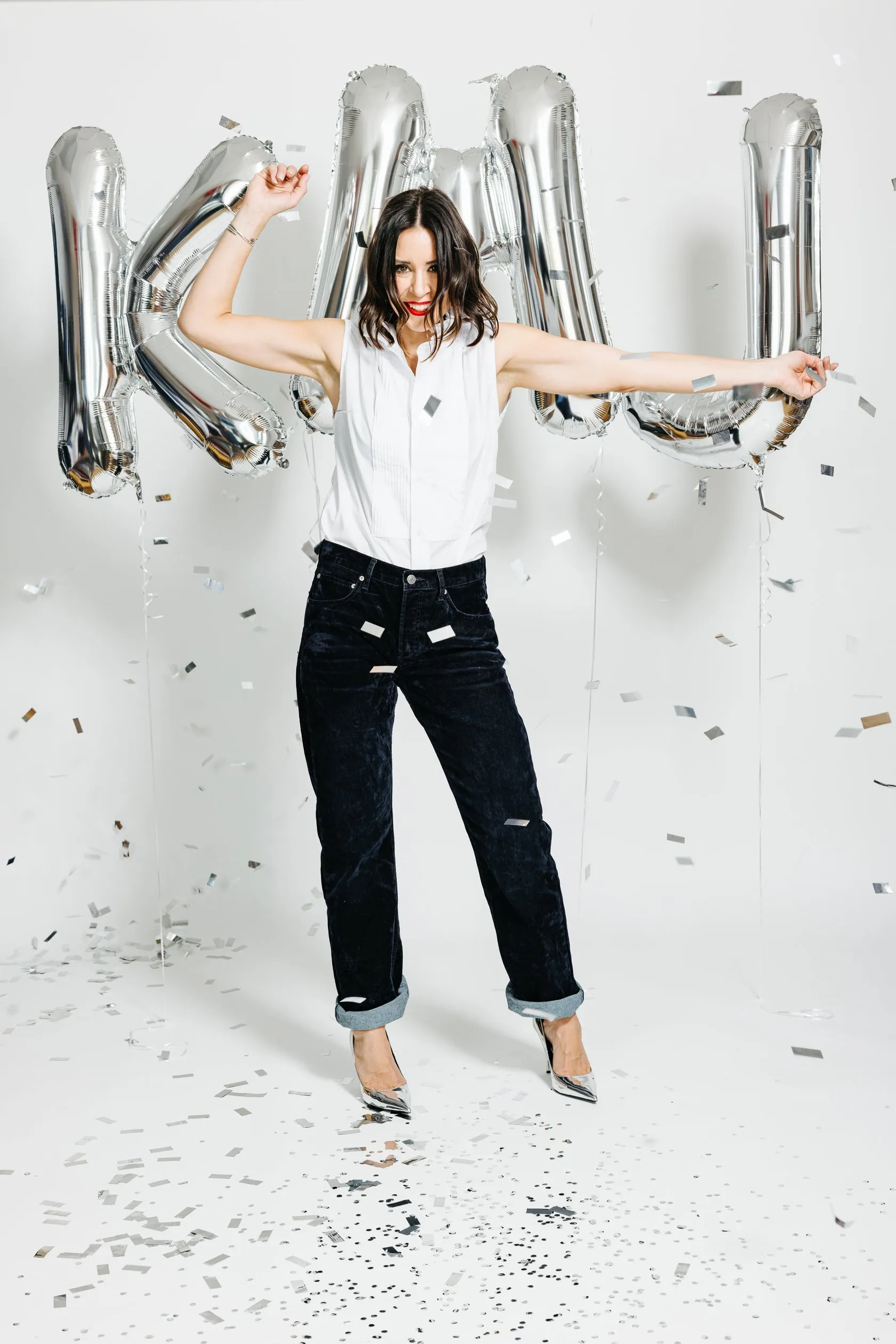 Bonsoir Sleeveless Tux Shirt