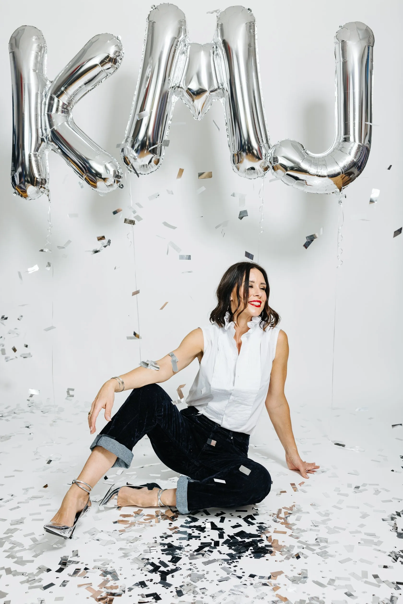 Bonsoir Sleeveless Tux Shirt