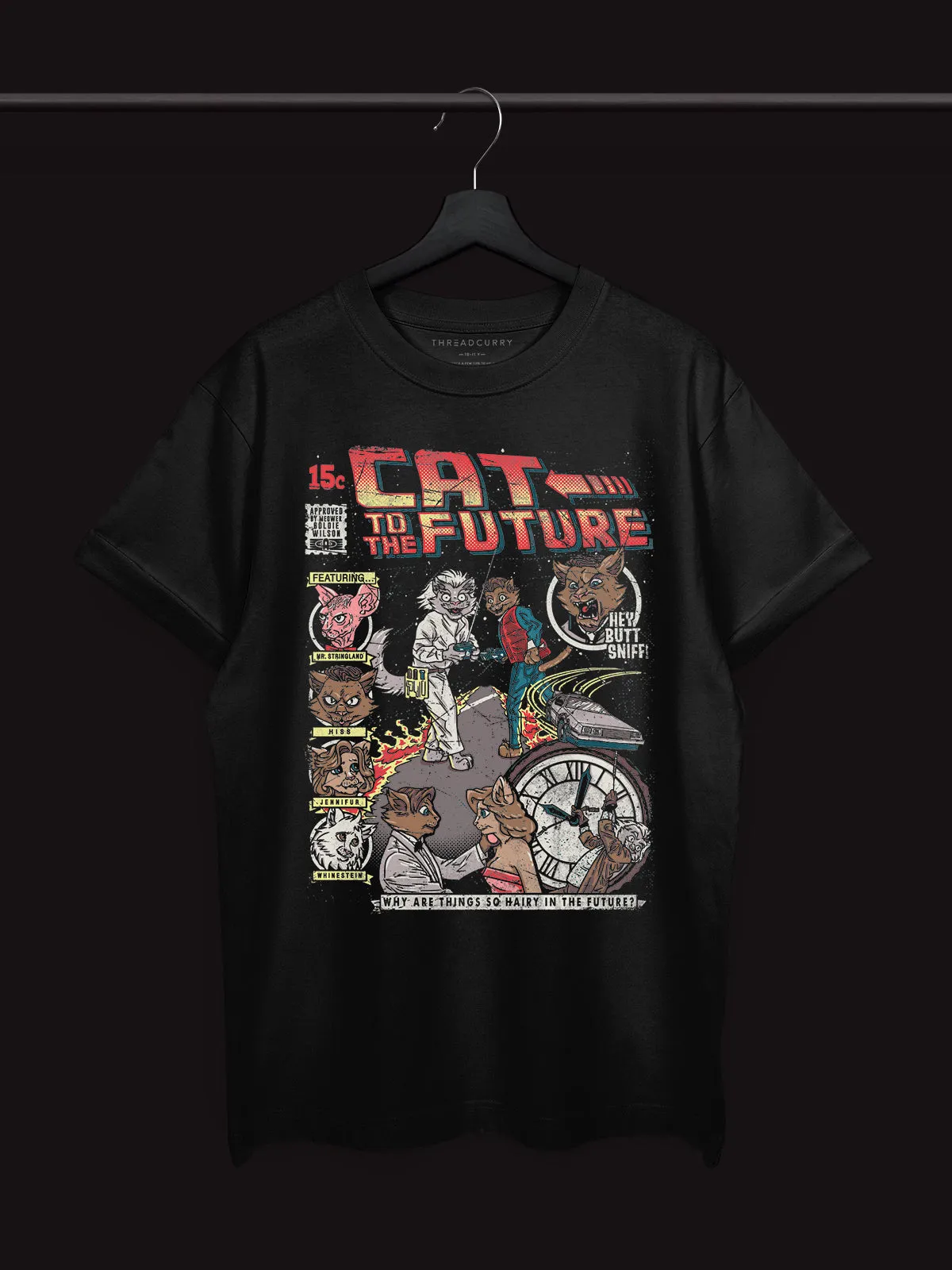 Cat to the Future Tshirt