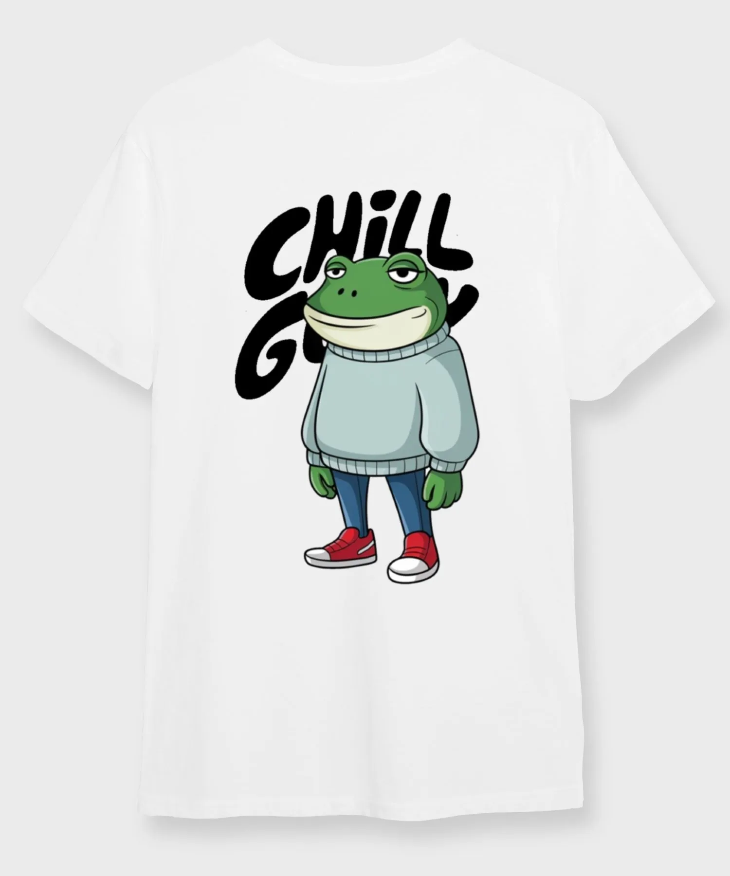 Chill guy  - Round Neck T-shirt