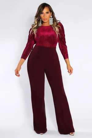 Judith Velvet Gala Jumpsuit