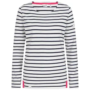 Lazy Jacks Womens Breton Top - White