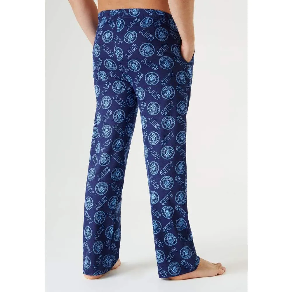 Manchester City F.C. Mens Lounge Pants, Cotton Mens Pyjamas, Football Gifts