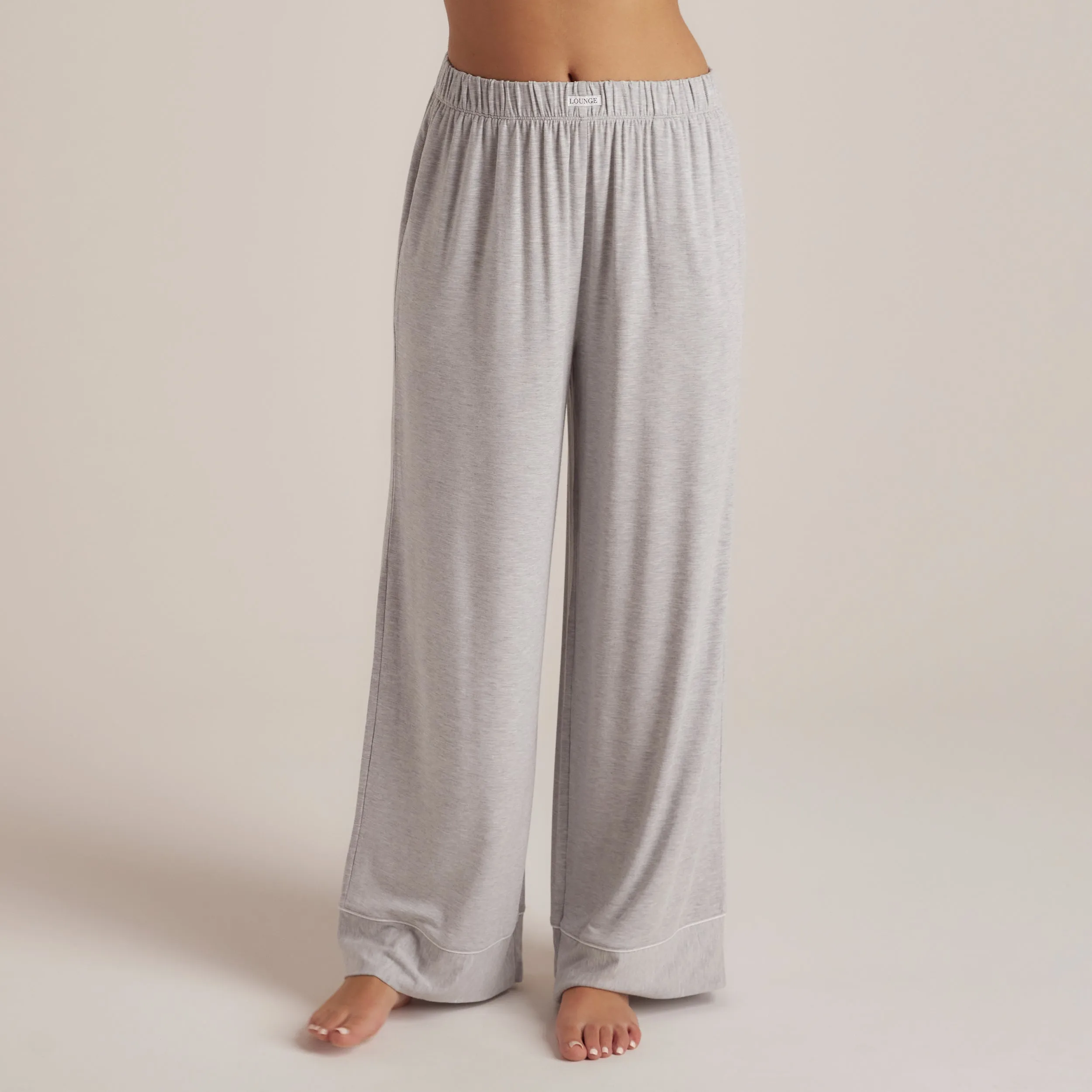 Modal Pajama Pants - Grey Marl