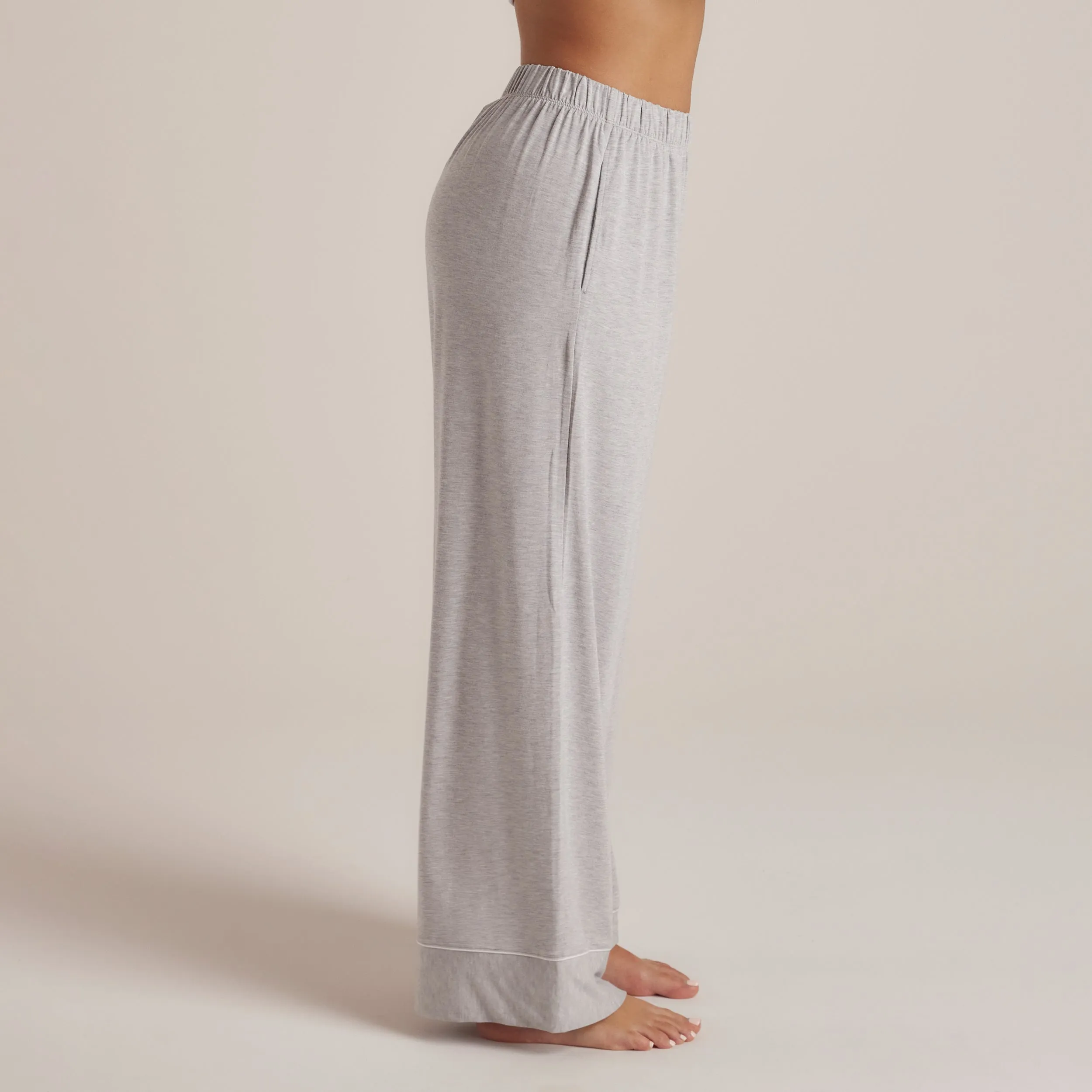 Modal Pajama Pants - Grey Marl