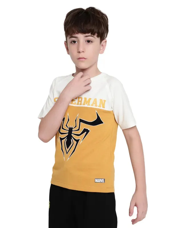 Octave Boys Graphic Printed Round Neck  Cotton T-Shirt