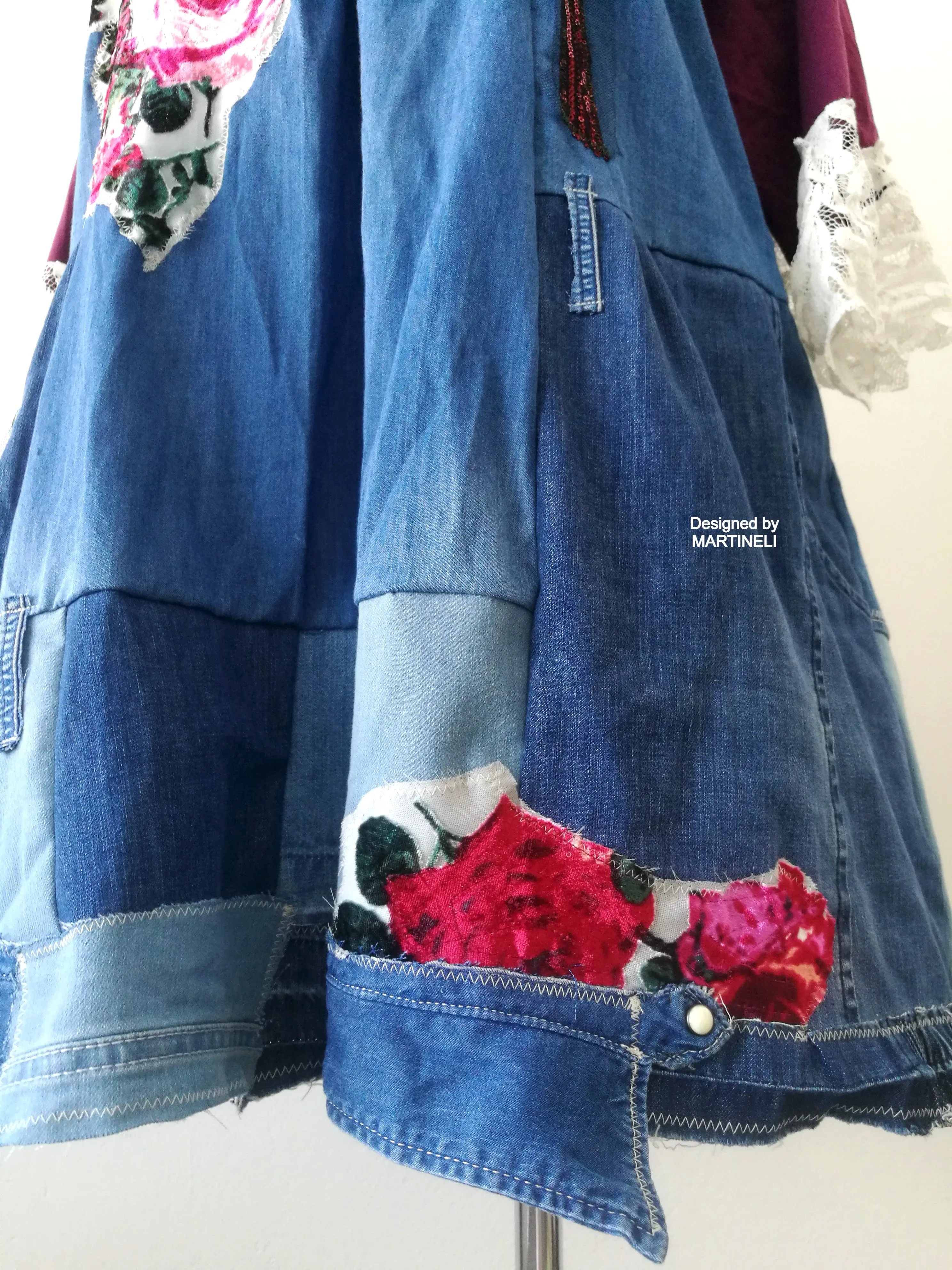 Plus Size Denim Dress,3XL Maxi Summer Shirt Dress