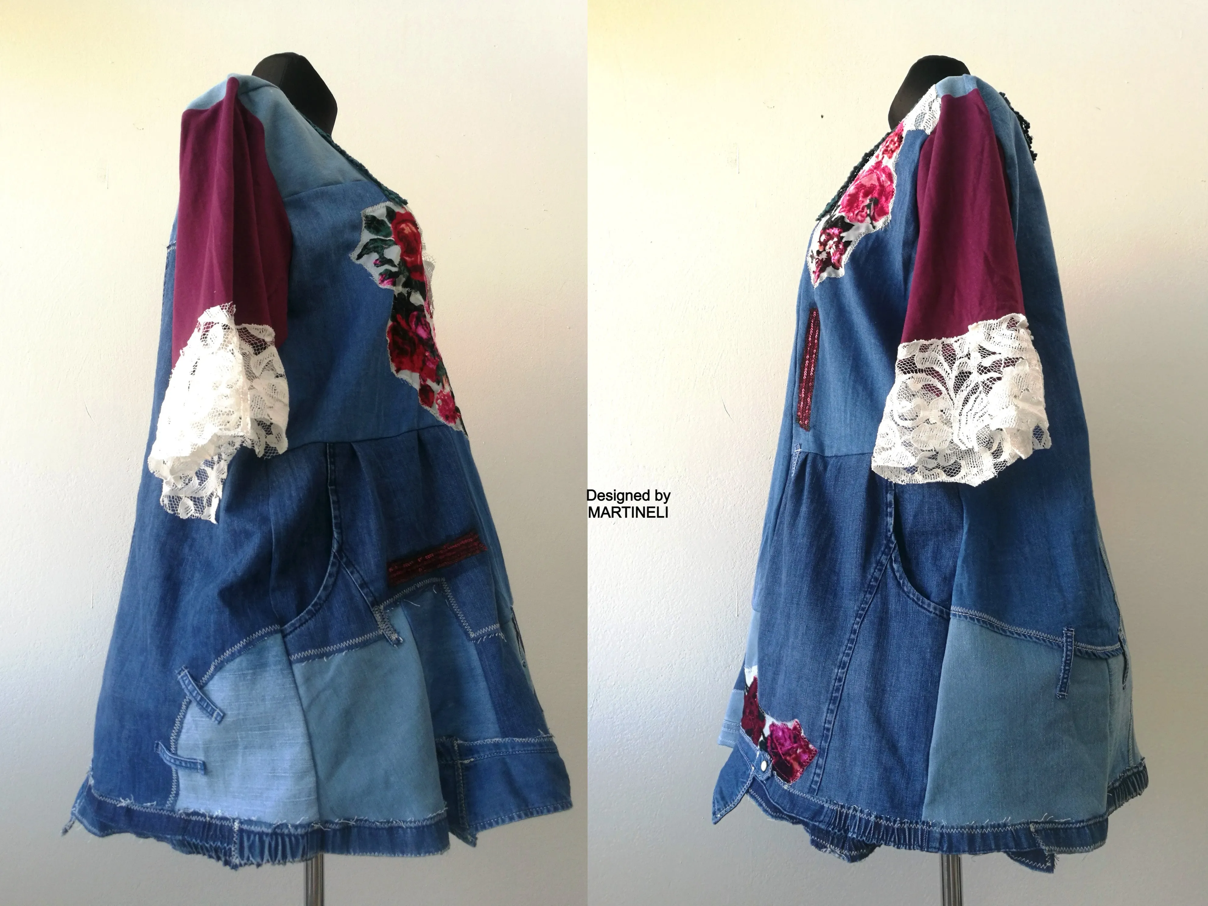 Plus Size Denim Dress,3XL Maxi Summer Shirt Dress