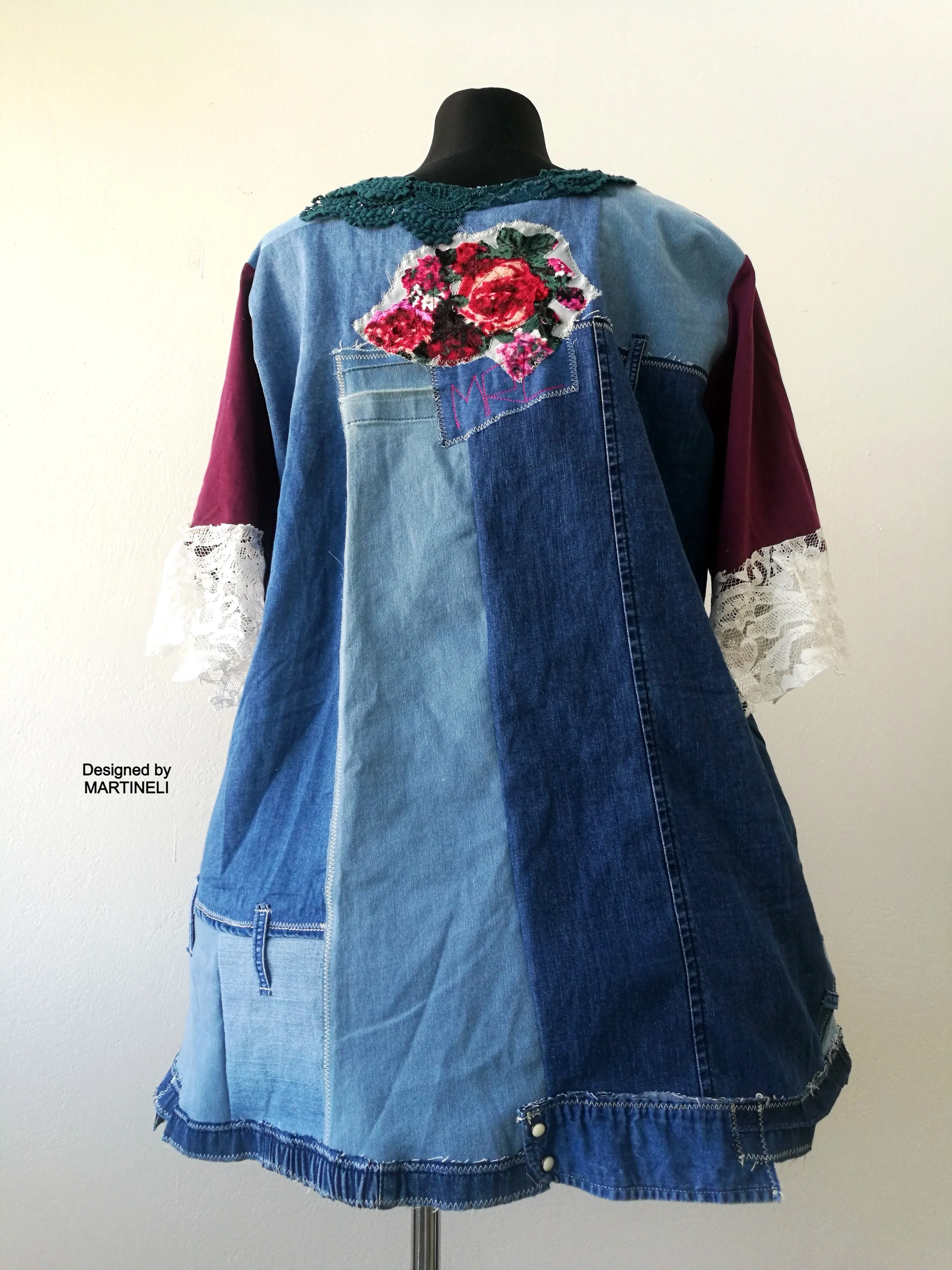 Plus Size Denim Dress,3XL Maxi Summer Shirt Dress