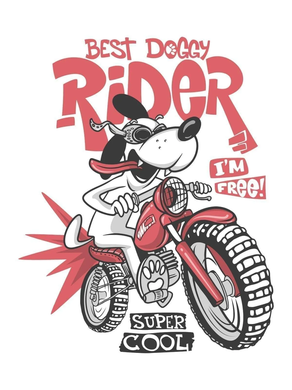 Rider Dog Tshirt