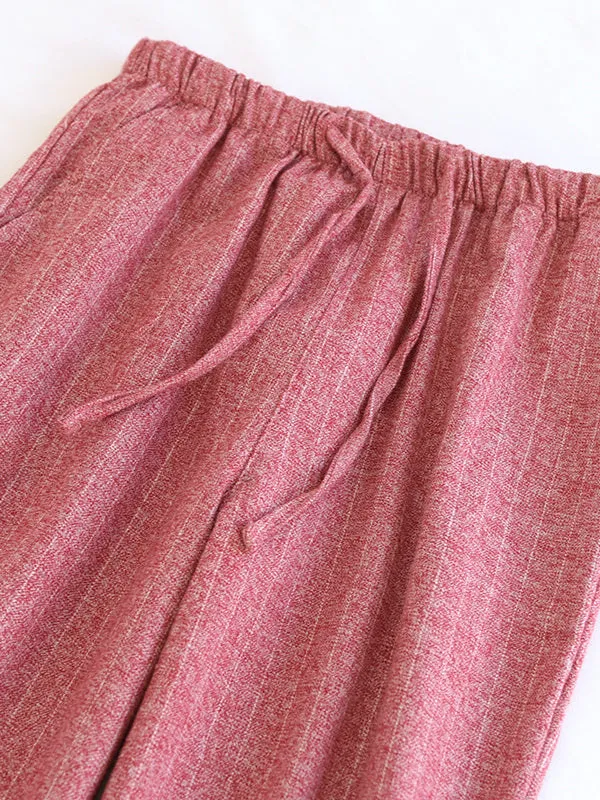 Sripe Print Couple Loungewear Pants