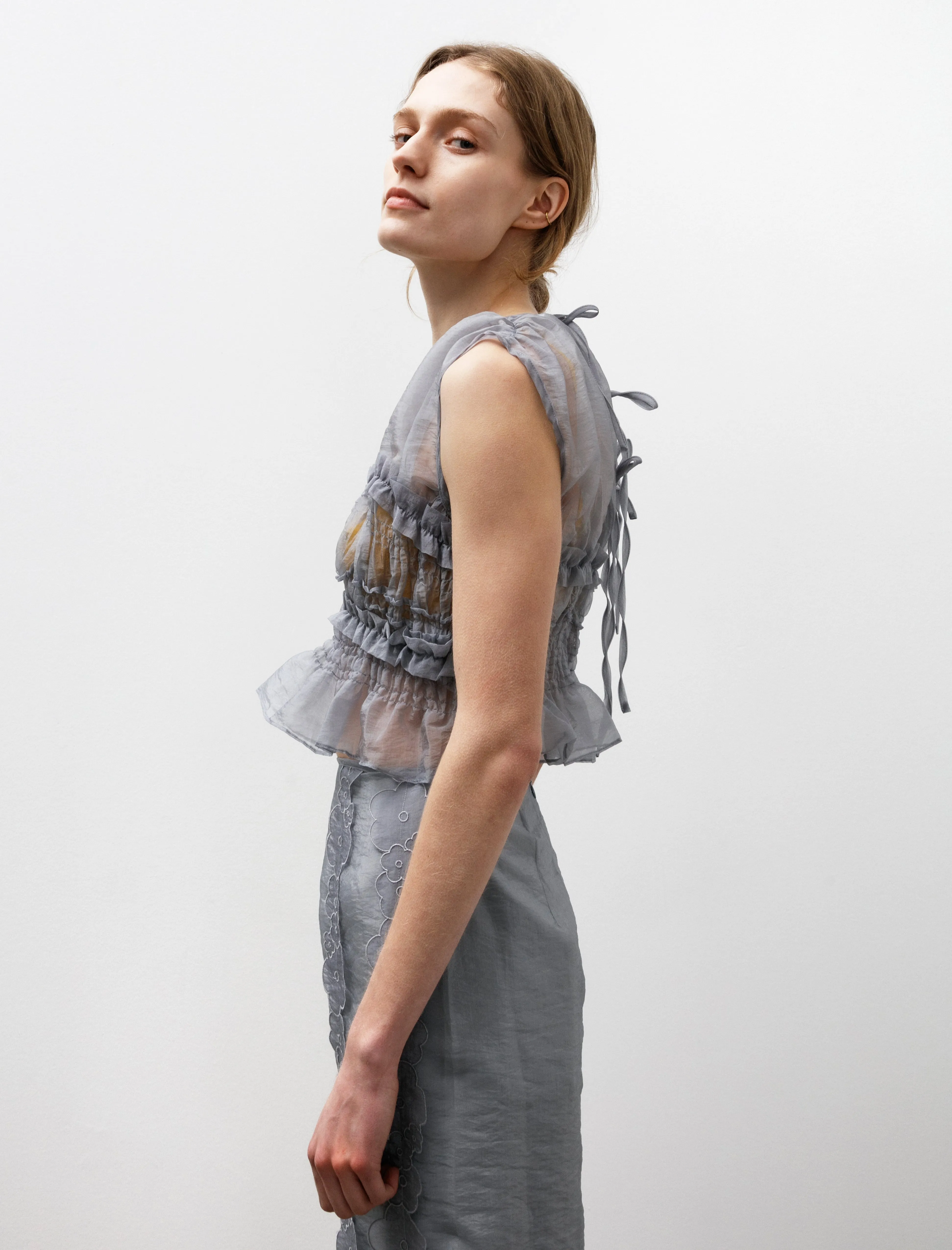 Uphi Top Liquid Myrtia Grey